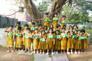 Student activity at GVK International School